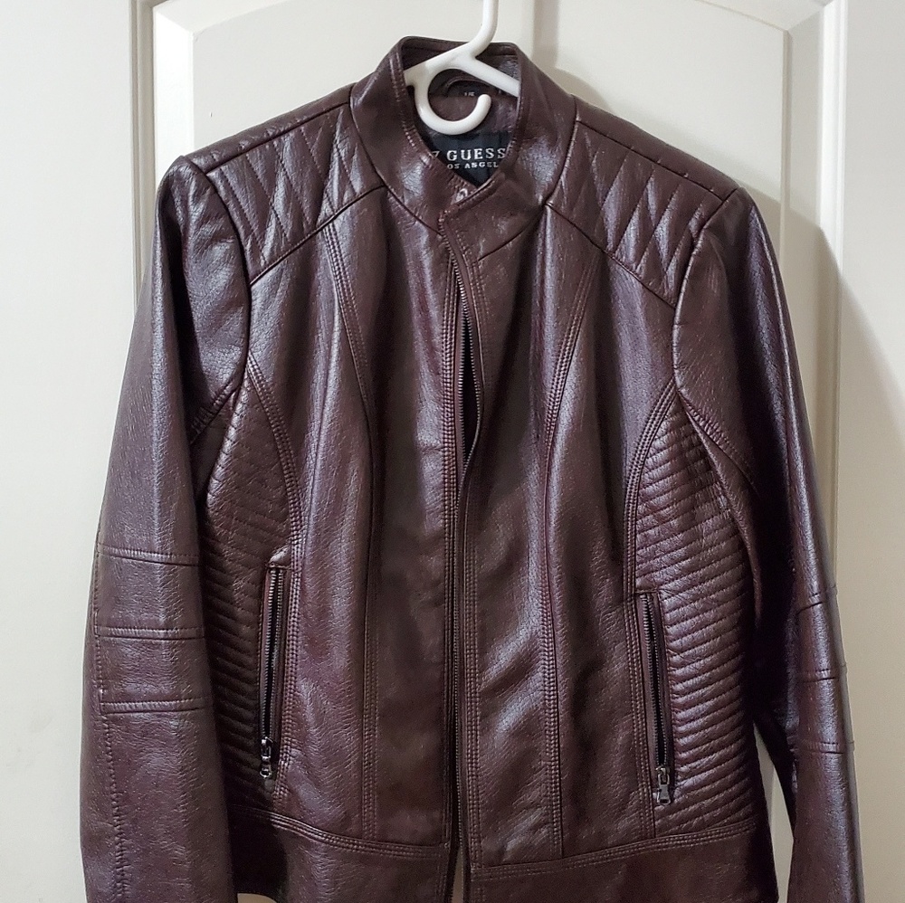Guess leather jacket